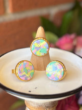 Load image into Gallery viewer, The Pastel Primrose - Circle Statement Ring