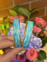 Load image into Gallery viewer, The Marble Aqua - Thick Bangle