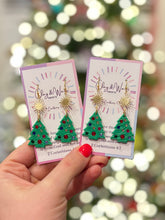 Load image into Gallery viewer, Rhinestone Christmas Tree - Small Cheerful Green & Fishhook