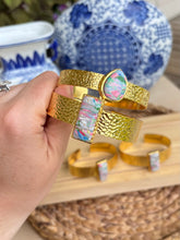 Load image into Gallery viewer, Marbled Summer Bangle - Teardrop