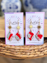 Load image into Gallery viewer, Cherry Red Collection - Teardrop & Fishhook