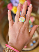 Load image into Gallery viewer, The Pastel Primrose - Circle Statement Ring