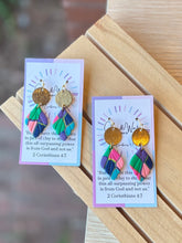 Load image into Gallery viewer, The Violet Garden - Small Teardrop & Fishhook