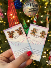 Load image into Gallery viewer, Gingerbread Lady - Stud Earrings