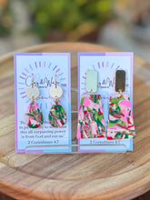 Load image into Gallery viewer, Pink Christmas Marble Mix - Drop & Fishhook