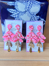 Load image into Gallery viewer, The Poppy Pink Collection - Scalloped & Gold Leaf