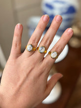 Load image into Gallery viewer, Marbled Golden Sand Collection - Oval Ring