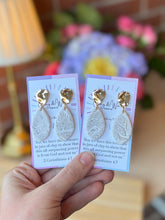 Load image into Gallery viewer, The White Rose - Teardrop