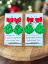Load image into Gallery viewer, Grinchy Grinch - Red Bow