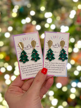 Load image into Gallery viewer, Rhinestone Christmas Tree - Small Gold, Red & Green Stones