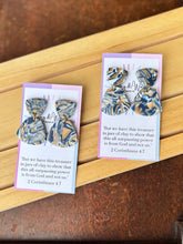 Load image into Gallery viewer, Marbled Navy Neutrals - Small Bell