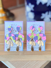 Load image into Gallery viewer, The Pansy Patch - Scalloped Half & Gold Leaf