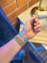 Load image into Gallery viewer, The Marble Aqua - Thick Bangle