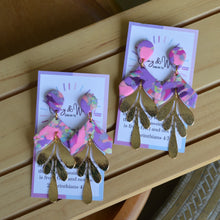 Load image into Gallery viewer, Purple Kaleidoscope - Gold Leaf & Arrow