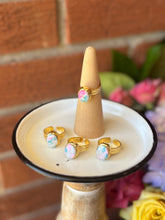 Load image into Gallery viewer, The Morning Glory - Small Oval Statement Ring