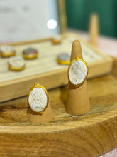 Load image into Gallery viewer, Winter White - Statement Oval Ring