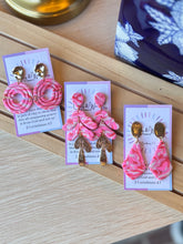 Load image into Gallery viewer, The Poppy Pink Collection - Scalloped & Gold Leaf