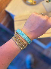 Load image into Gallery viewer, The Marble Aqua - Thick Bangle