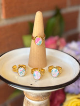 Load image into Gallery viewer, The Morning Glory - Small Oval Statement Ring