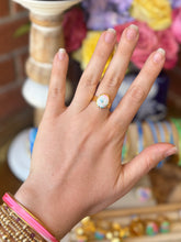 Load image into Gallery viewer, The Morning Glory - Small Oval Statement Ring