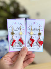 Load image into Gallery viewer, Cherry Red Collection - Teardrop & Fishhook