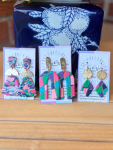 Load image into Gallery viewer, The Violet Garden - Small Teardrop & Fishhook