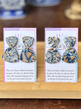 Load image into Gallery viewer, Marbled Navy Neutrals - Small Bell