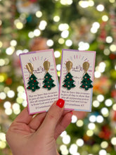 Load image into Gallery viewer, Rhinestone Christmas Tree - Small Gold, Red & Green Stones