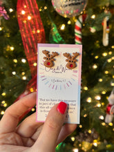 Load image into Gallery viewer, Rudolph Stud Earrings