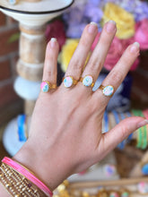 Load image into Gallery viewer, The Morning Glory - Small Oval Statement Ring