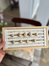 Load image into Gallery viewer, Marbled Golden Sand Collection - Oval Ring