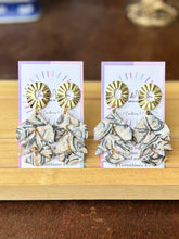 Load image into Gallery viewer, Marbled Golden Sand Collection - Triple Dangle
