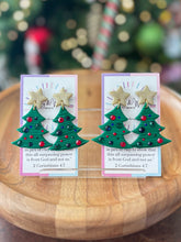 Load image into Gallery viewer, Rhinestone Christmas Tree - Green, Red &amp; Blue Stones
