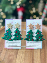 Load image into Gallery viewer, Rhinestone Christmas Tree - Gold, Red &amp; Green Stones
