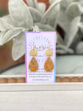 Load image into Gallery viewer, Gold Marbled Earrings **Limited Quantities**
