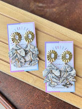 Load image into Gallery viewer, Marbled Golden Sand Collection - Triple Dangle
