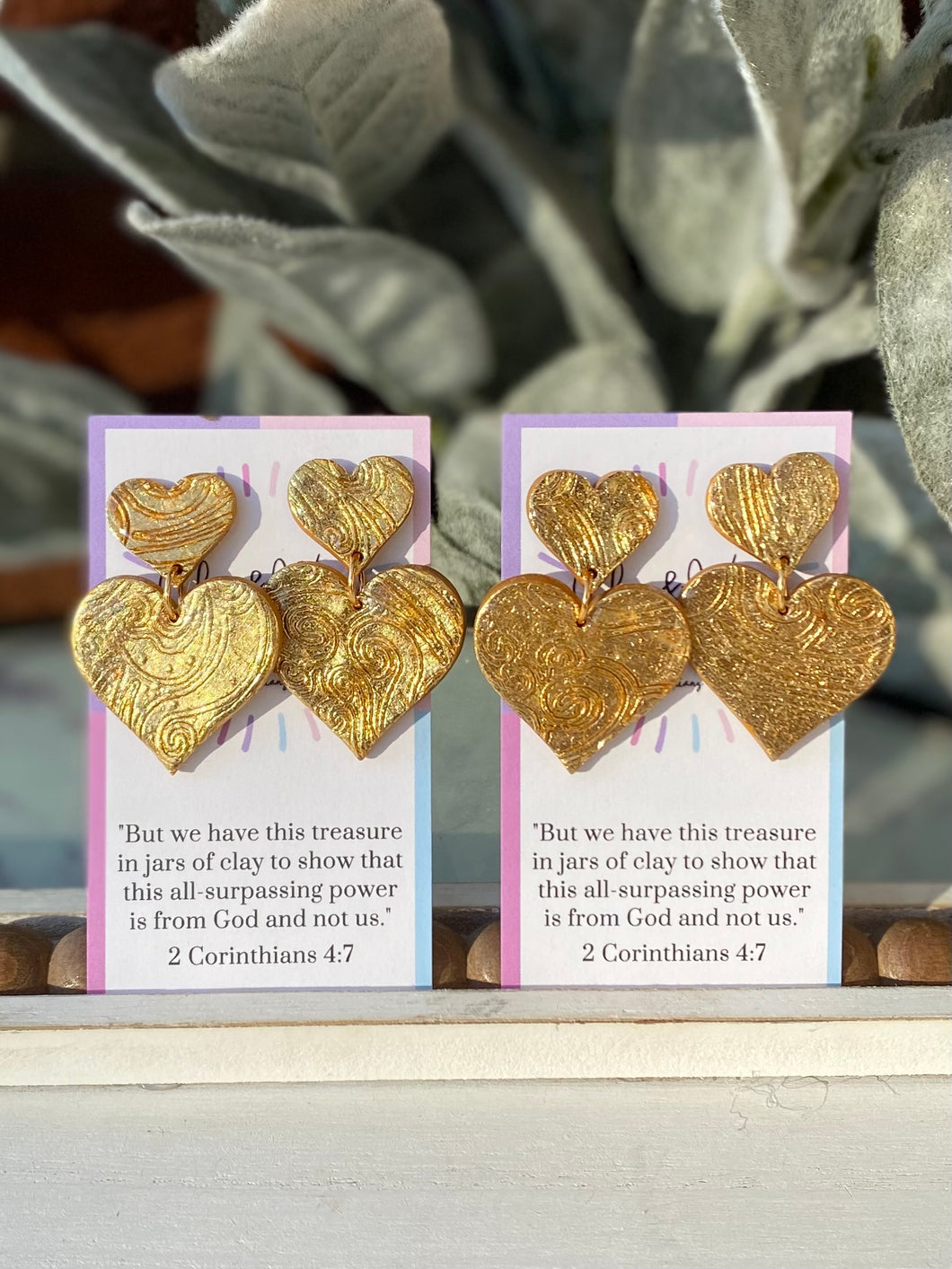 Candied Hearts Collection - Large Gold Heart