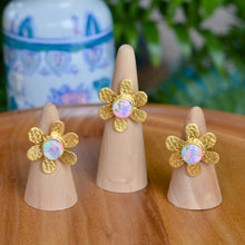 Load image into Gallery viewer, Bright Kaleidoscope Flower Ring - Pink
