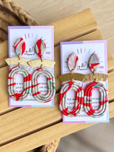 Load image into Gallery viewer, Cherry Red Collection - Long Oval &amp; Brass
