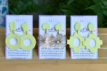 Load image into Gallery viewer, Yellow Sunshine - Circle Dangle
