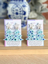 Load image into Gallery viewer, Rhinestone Christmas Trees - Winter Blue
