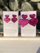 Load image into Gallery viewer, Candied Hearts Collection - Dainty Fuchsia Heart
