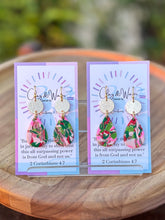 Load image into Gallery viewer, Pink Christmas Marble Mix - Drop &amp; Fishhook
