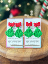 Load image into Gallery viewer, Grinchy Grinch - Red Bow
