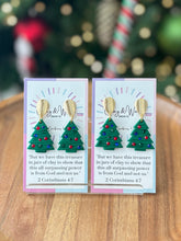 Load image into Gallery viewer, Rhinestone Christmas Tree - Small Blue, Red &amp; Green Stones
