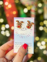Load image into Gallery viewer, Rudolph Stud Earrings
