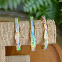 Load image into Gallery viewer, Bright Kaleidoscope Marbled Bangle
