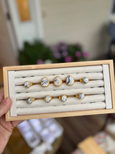 Load image into Gallery viewer, Marbled Golden Sand Collection - Oval Ring
