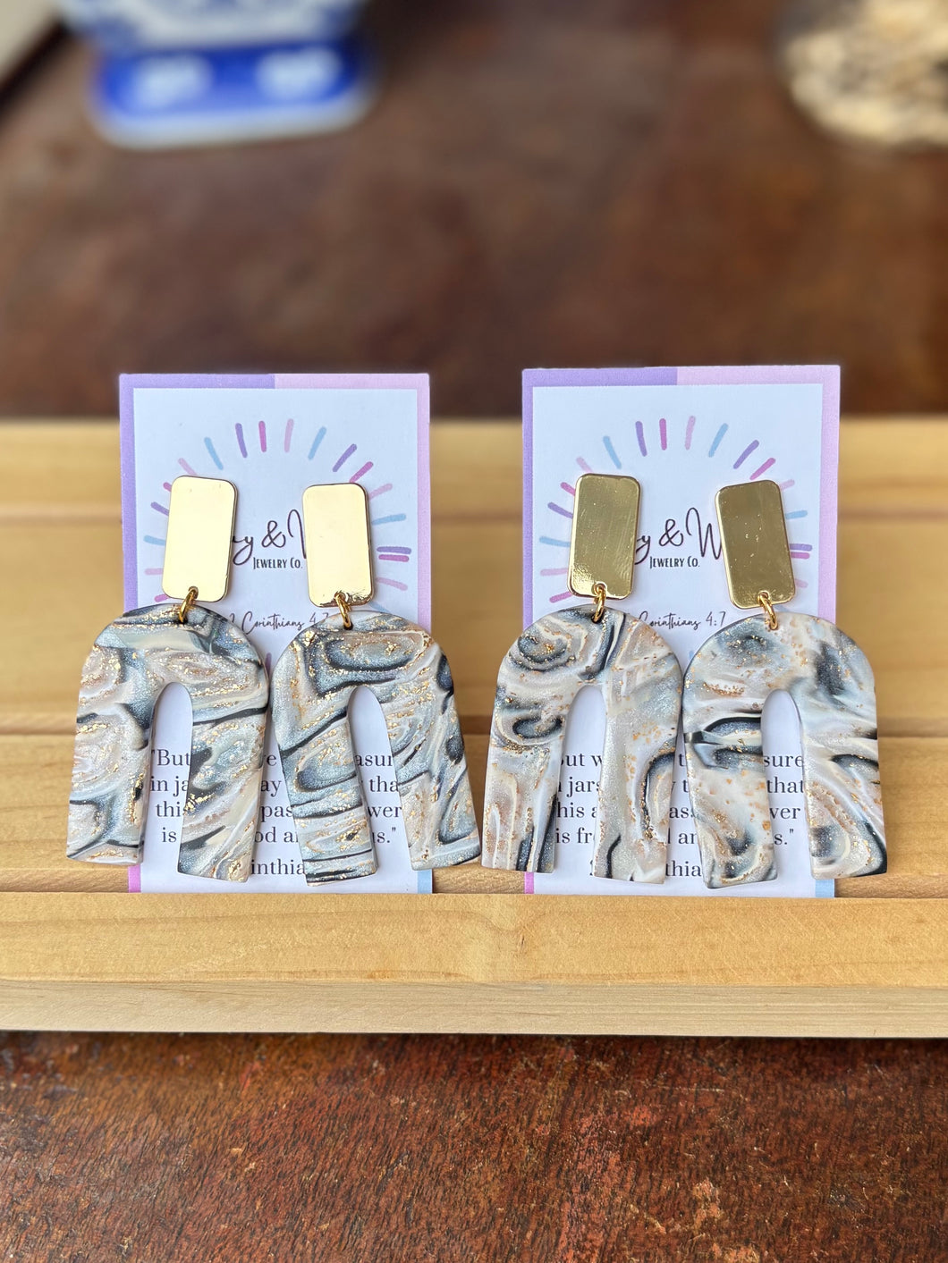 Marbled Golden Sand Collection - Large Arch