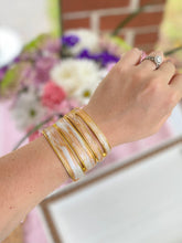 Load image into Gallery viewer, The Golden Skies Collection - Thick Cuff Bangle
